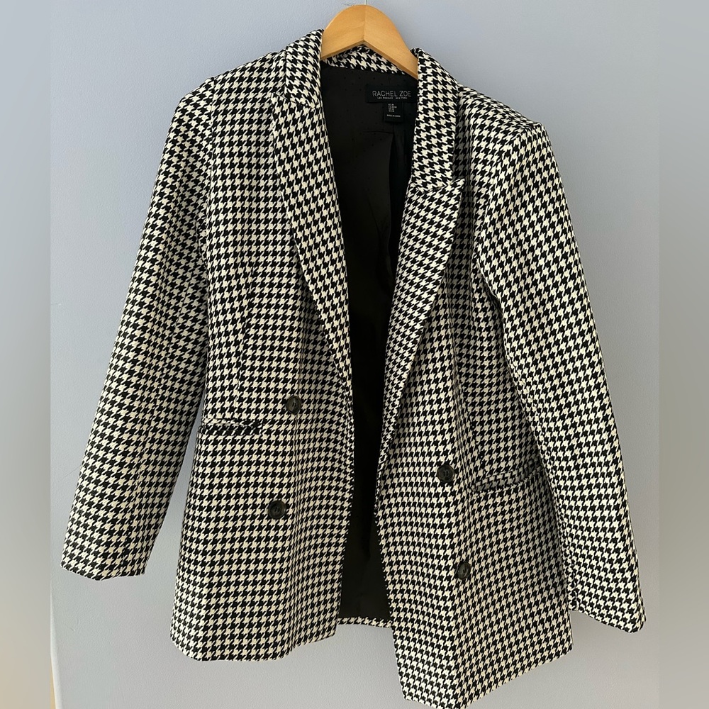 Rachel Zoe Houndstooth blazer